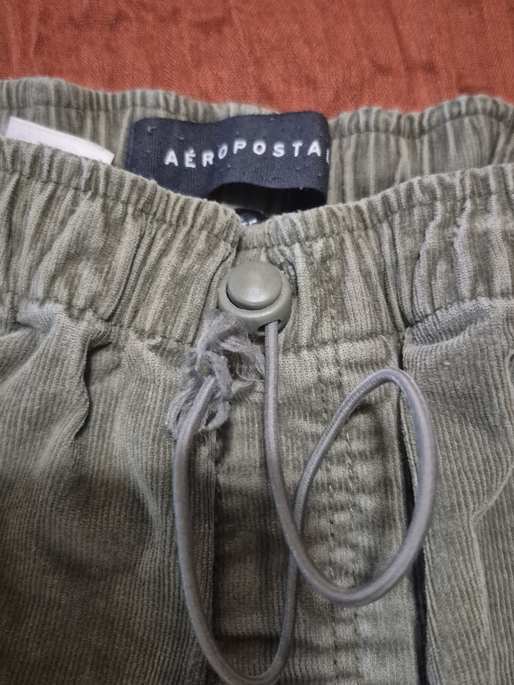 Aeropostale Olive Green Corduroy Pants - Picture 4 of 5